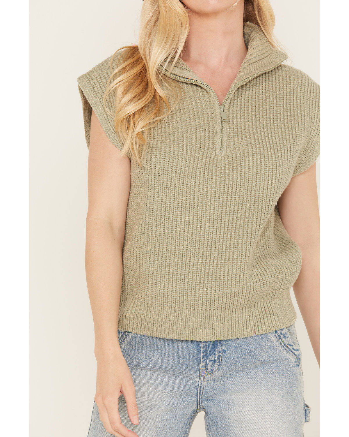 Revel Women's Quarter Zip Sweater Vest