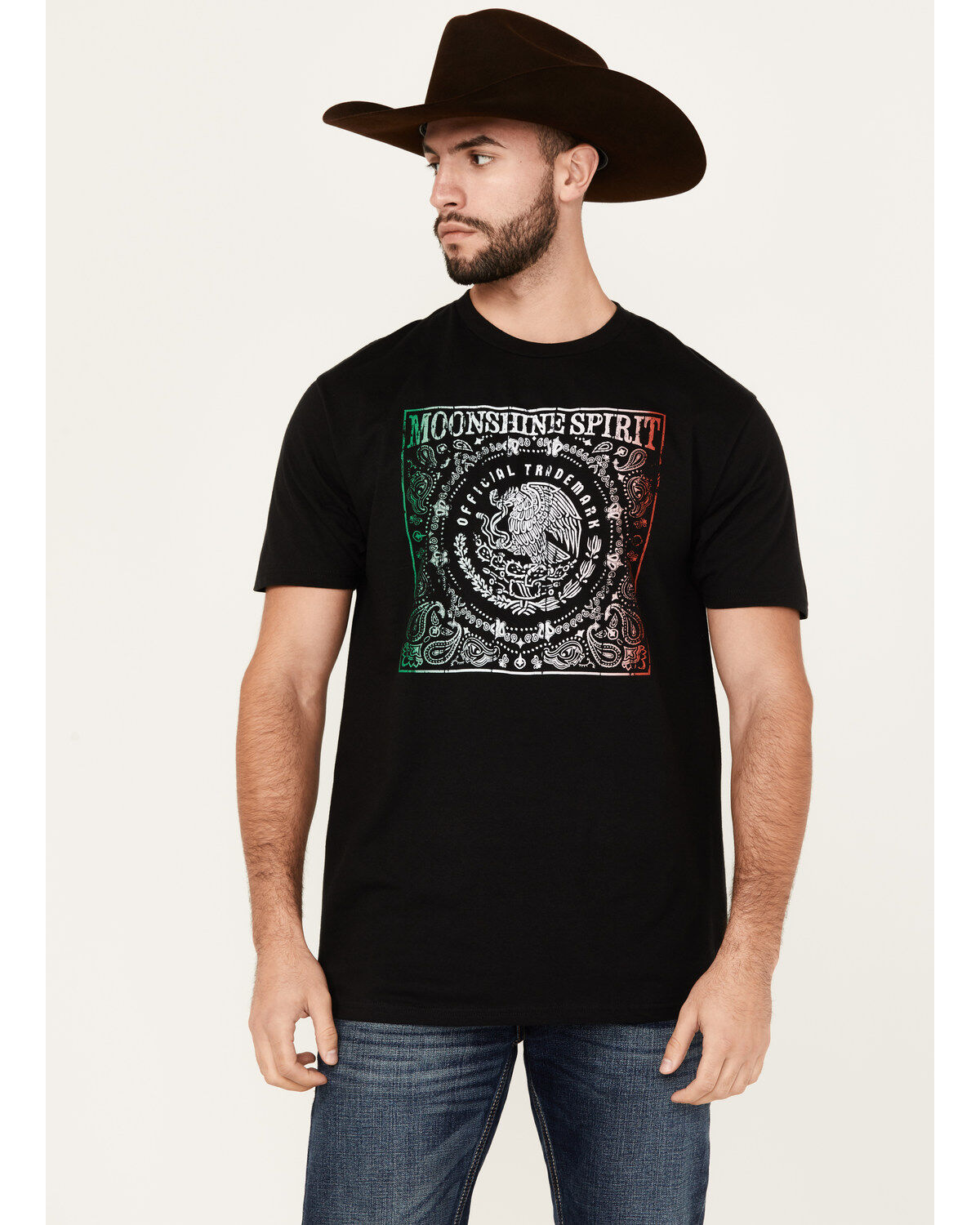 Moonshine Spirit Men's Official Trademark Short Sleeve Graphic T-Shirt