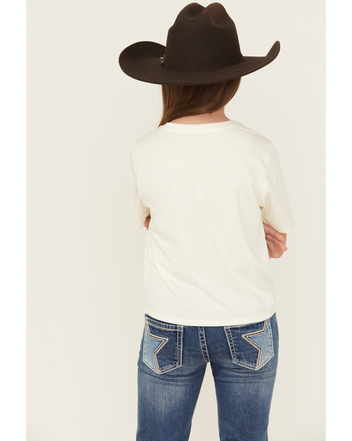 Shyanne Girls' Real Felt Scenic Short Sleeve Graphic Tee