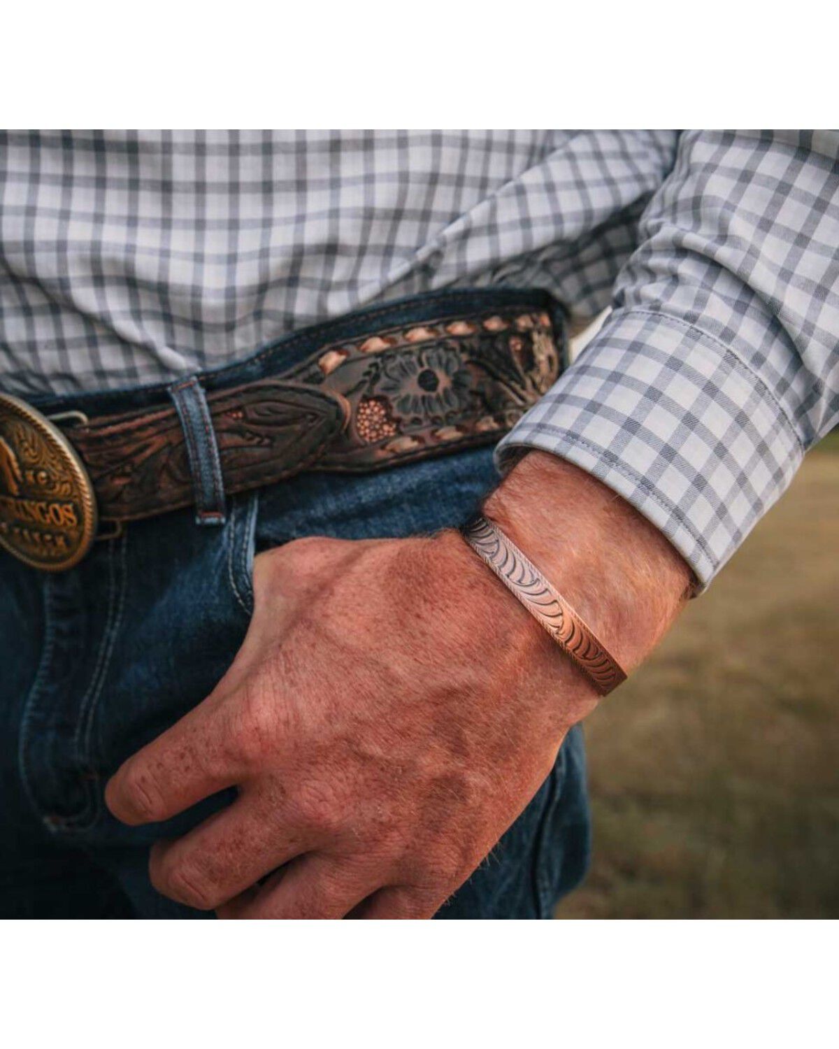 Montana Silversmiths Men's Fearless Cuff Bracelet