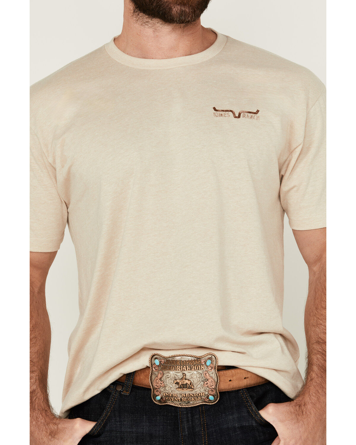 Kimes Ranch Men's Boot Barn Exclusive Graphite Logo Short Sleeve Graphic T-Shirt