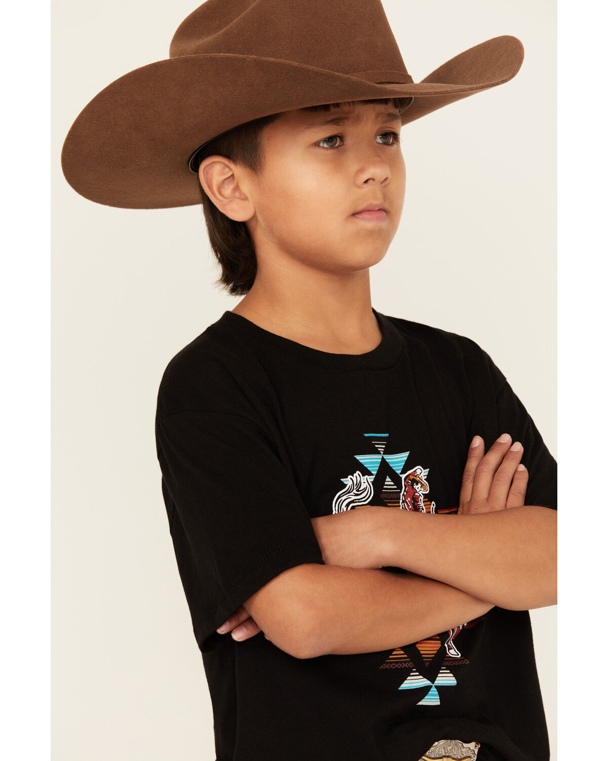 Cody James Boys' Southwest Rider Short Sleeve Graphic T-Shirt