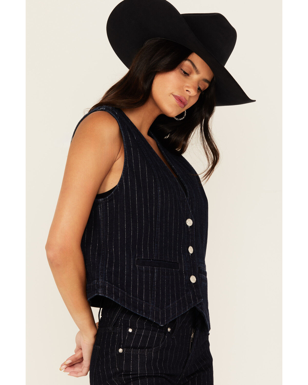 Ariat Women's R.E.A.L. Denim Lurex Striped Vest