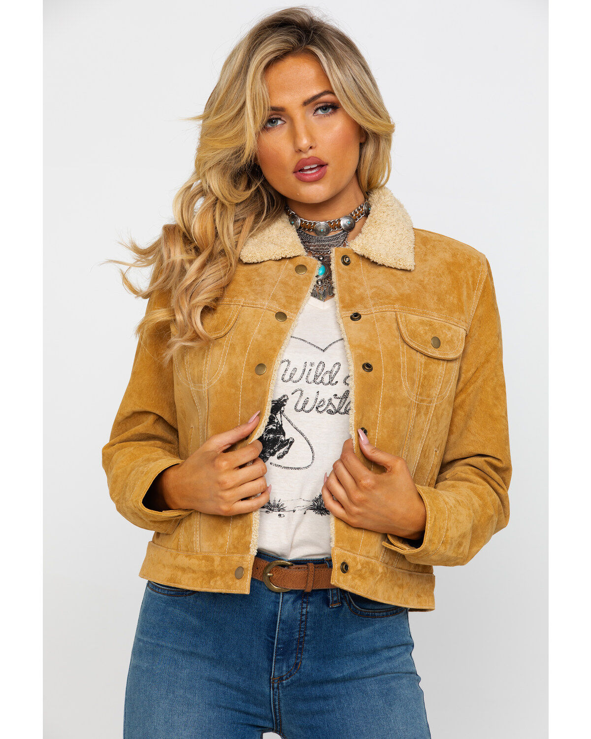 Scully Women's Faux Shearling Leather Jacket