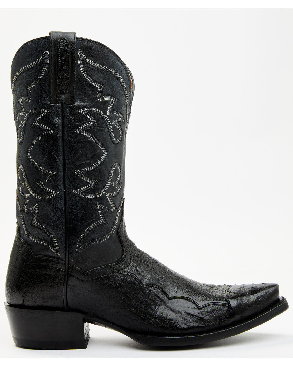 Dan Post Men's Exotic Ostrich Western Boots - Snip Toe