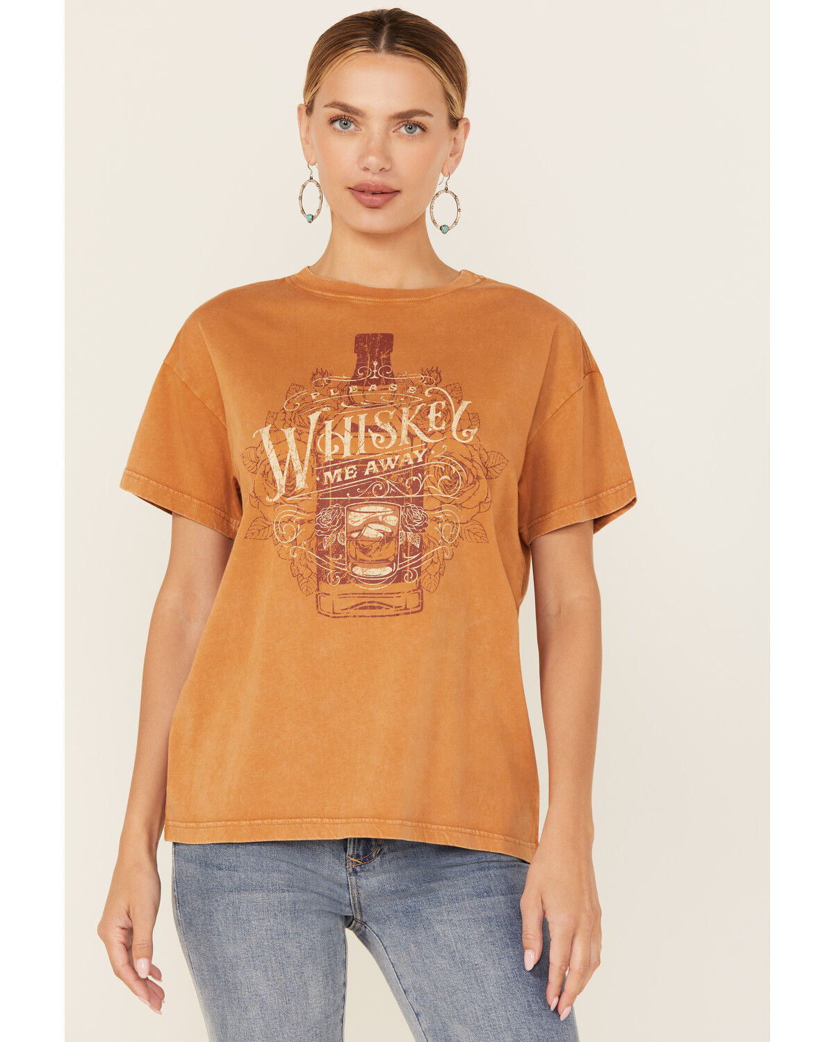 Cleo + Wolf Women's Whiskey Me Away Short Sleeve Graphic Tee