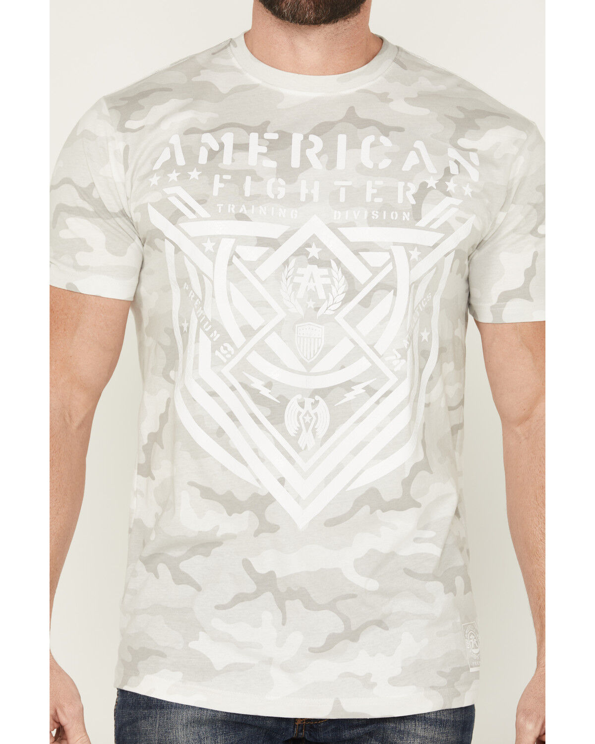 American Fighter Men's Lost Springs Camo Print Short Sleeve T-Shirt