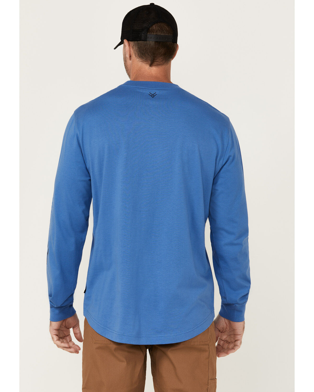 Hawx Men's Logo Long Sleeve Graphic Work T-Shirt