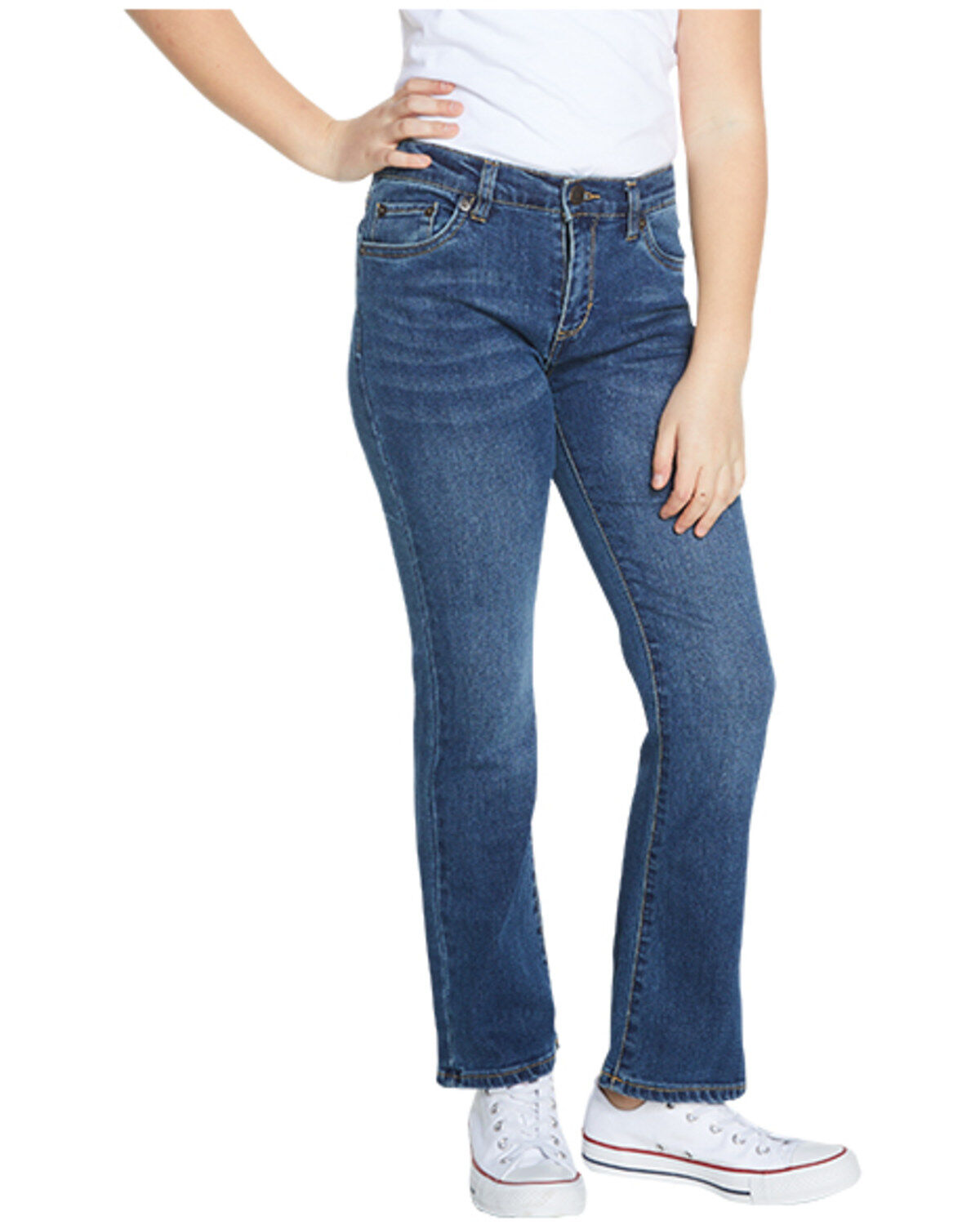 Levi's Little Girls' Classic Dark Wash Bootcut Jeans