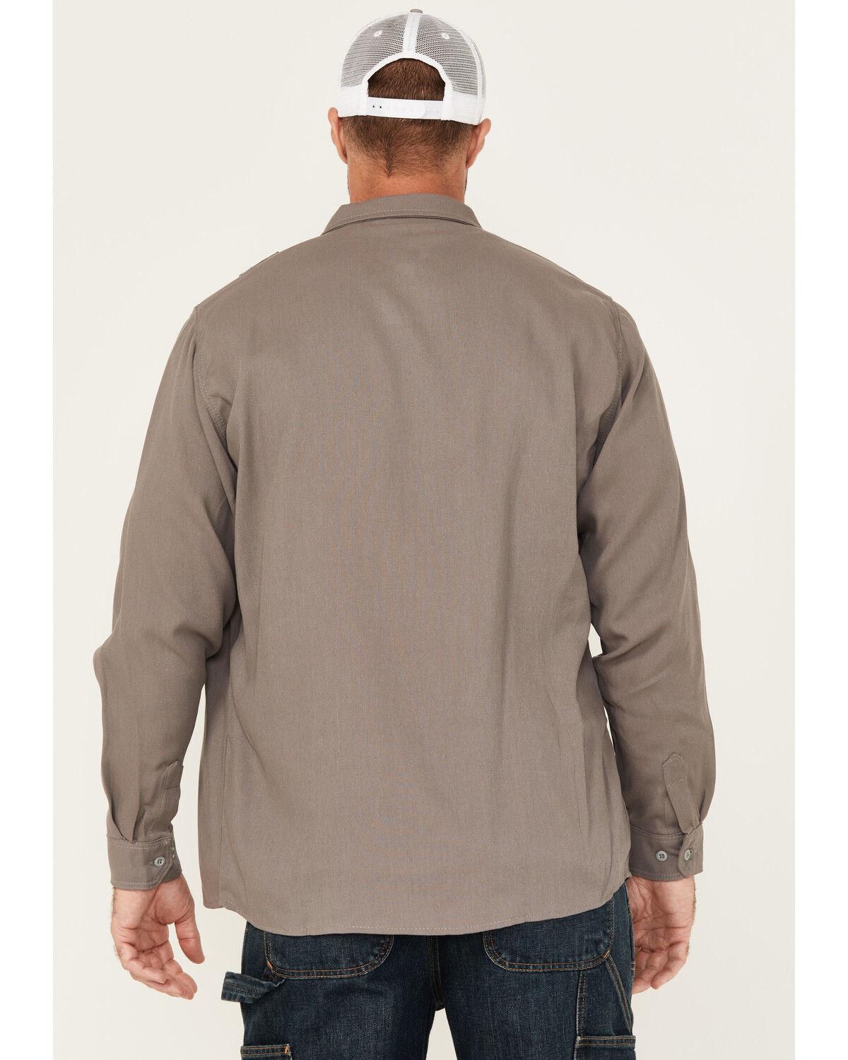 Lapco Men's FR Modern Uniform Long Sleeve Button-Down Work Shirt