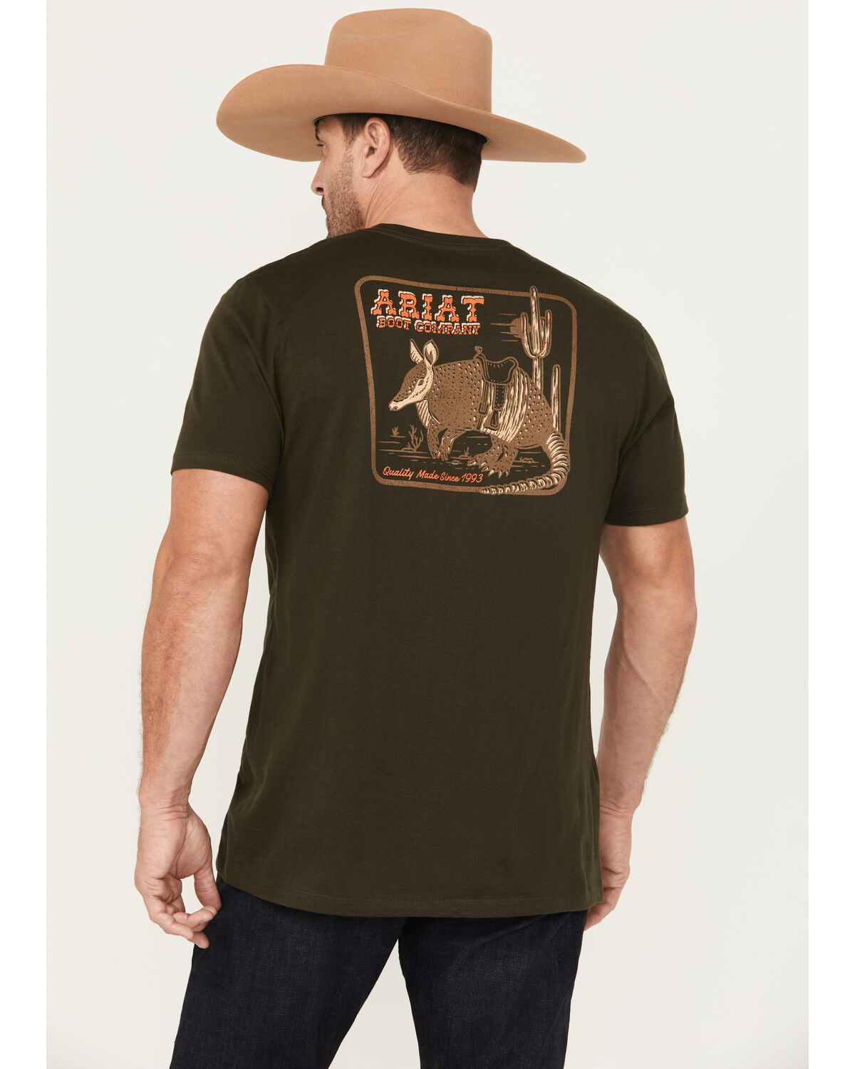 Ariat Men's Armadillo on a Half Shell Short Sleeve Graphic T-Shirt