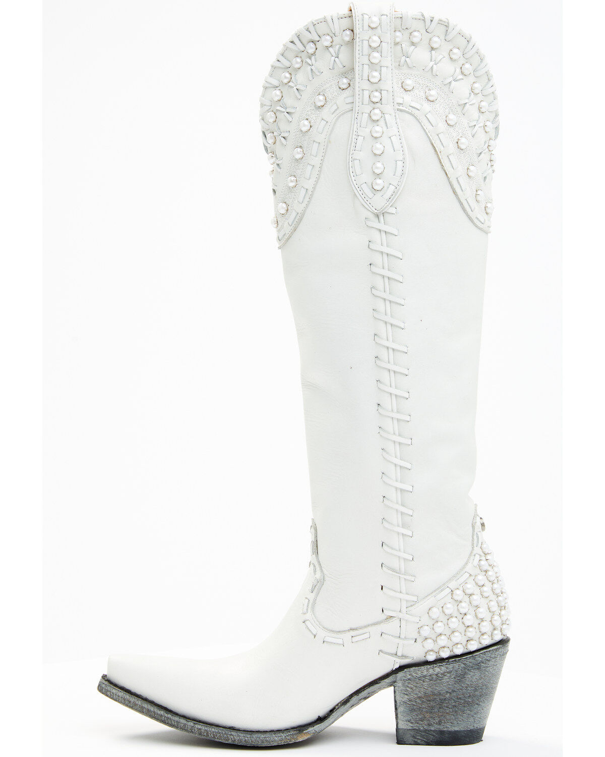 Boot Barn X Double D Women's Exclusive Bridal Pearl Western Bridal Boots - Snip Toe
