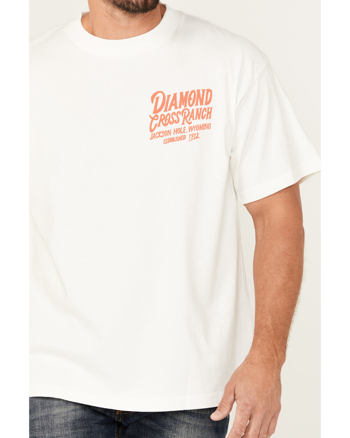 Diamond Cross Ranch Men's Buck Yeah Short Sleeve Graphic T-Shirt