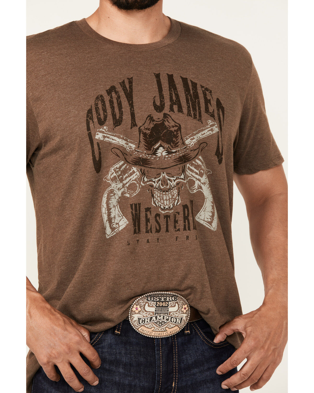 Cody James Men's Stay Free Short Sleeve Graphic T-Shirt