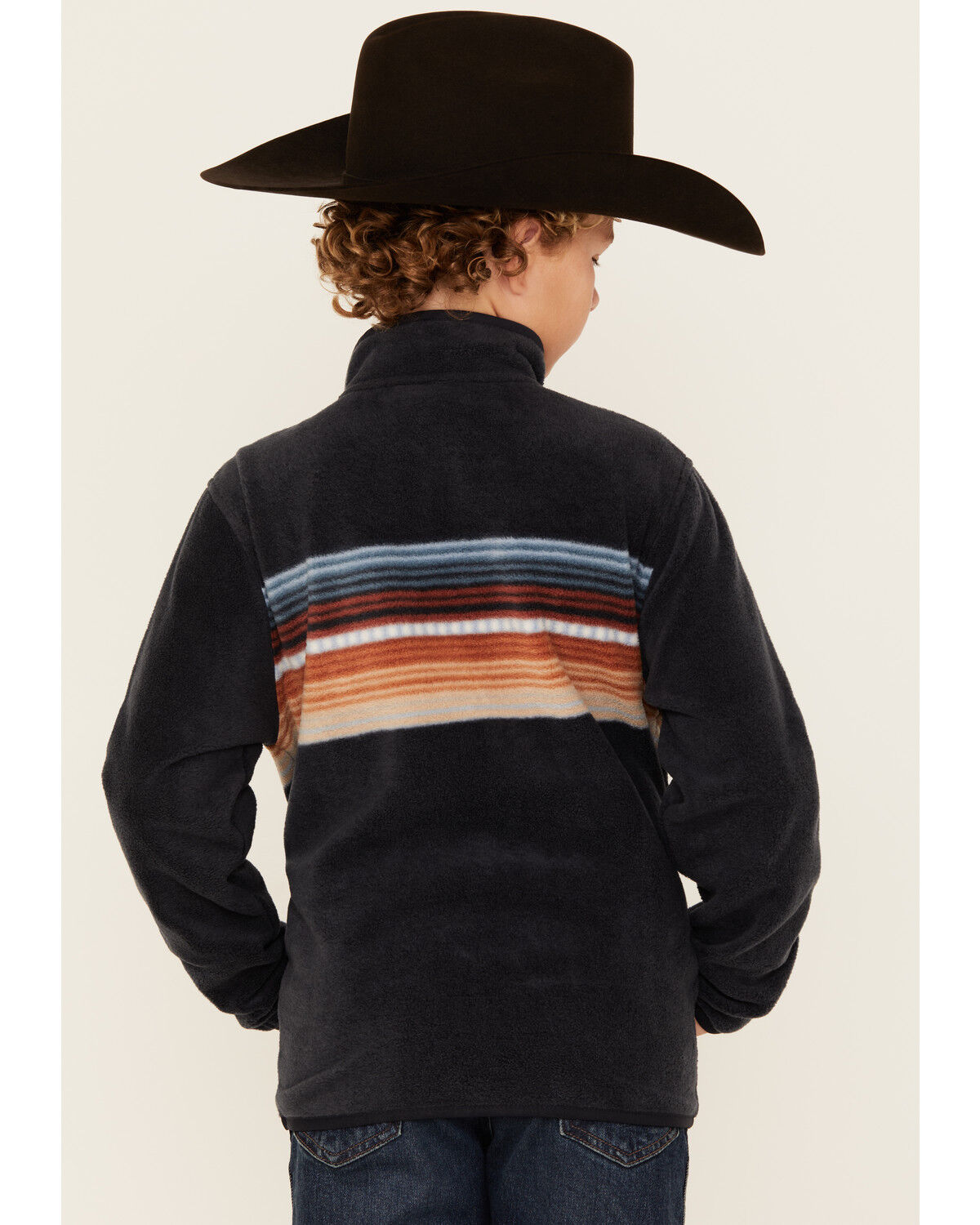 Cinch Boy's Striped Polar Fleece Pullover