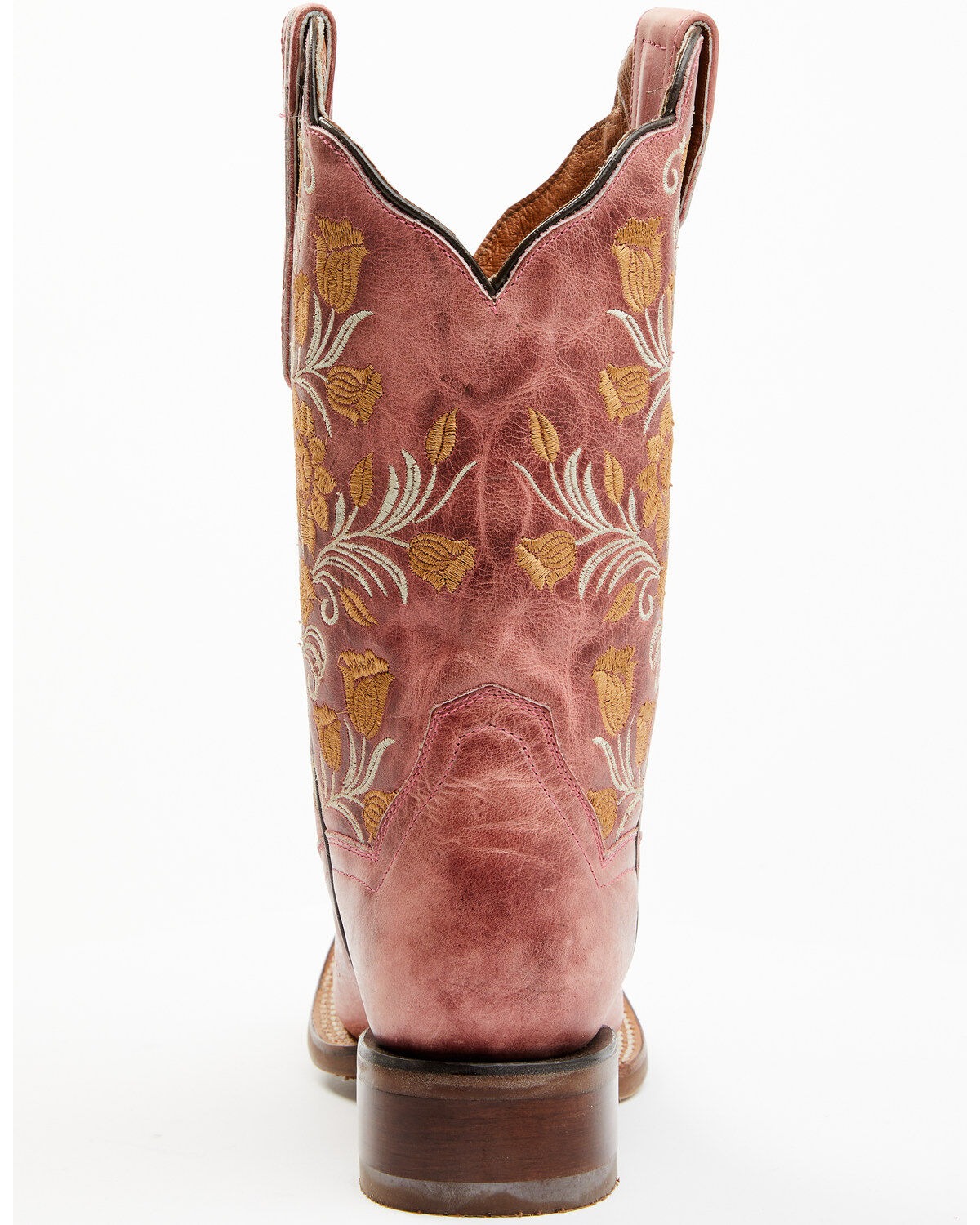 Dan Post Women's Athena Floral Embroidered Western Performance Boots - Broad Square Toe