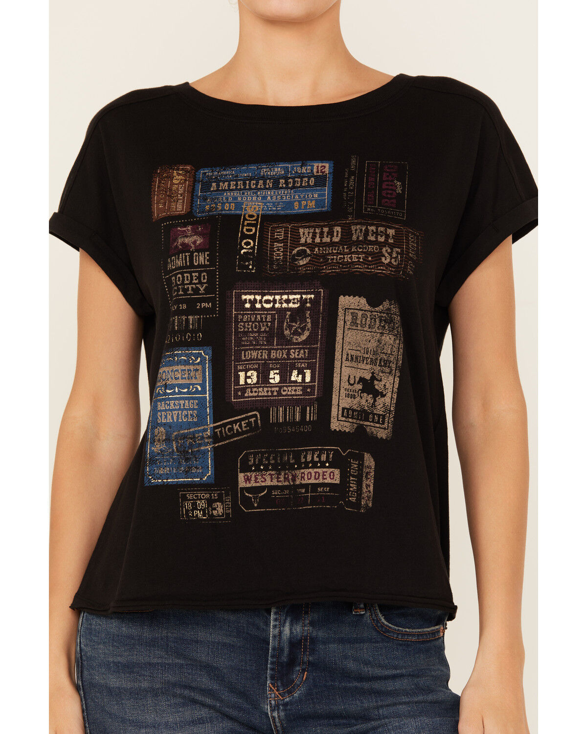 Shyanne Women's Rodeo Tickets Short Sleeve Graphic Tee
