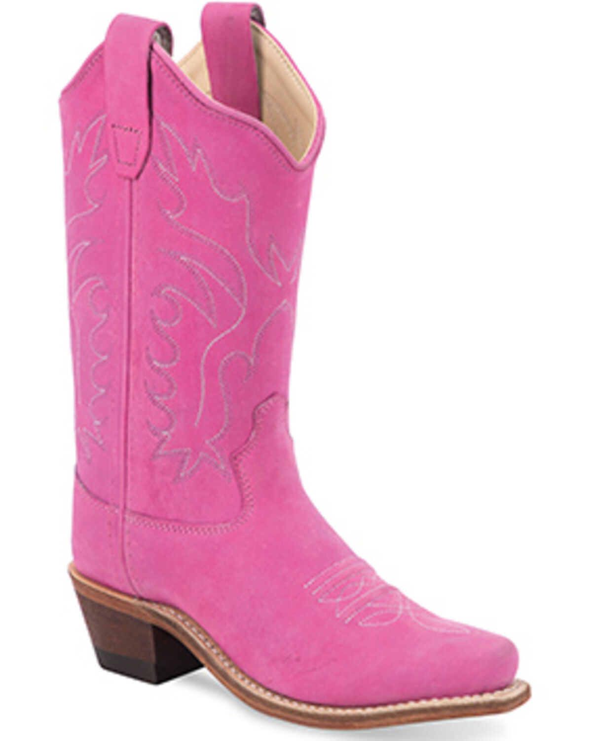Old West Little Girls' Western Boots - Snip Toe