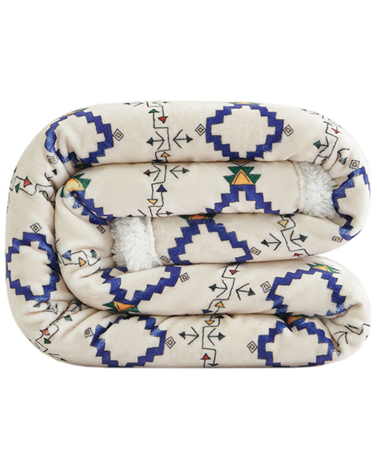 HiEnd Accents Arrow Campfire Sherpa Throw