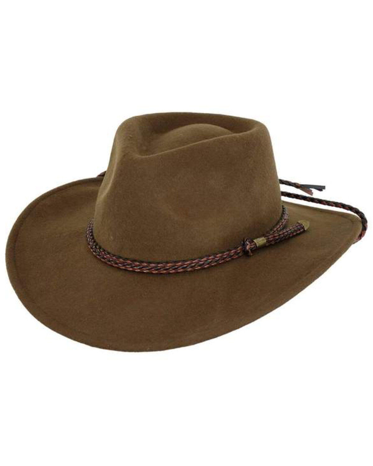 Outback Trading Co Men's Broken Hill Crushable Felt Hat