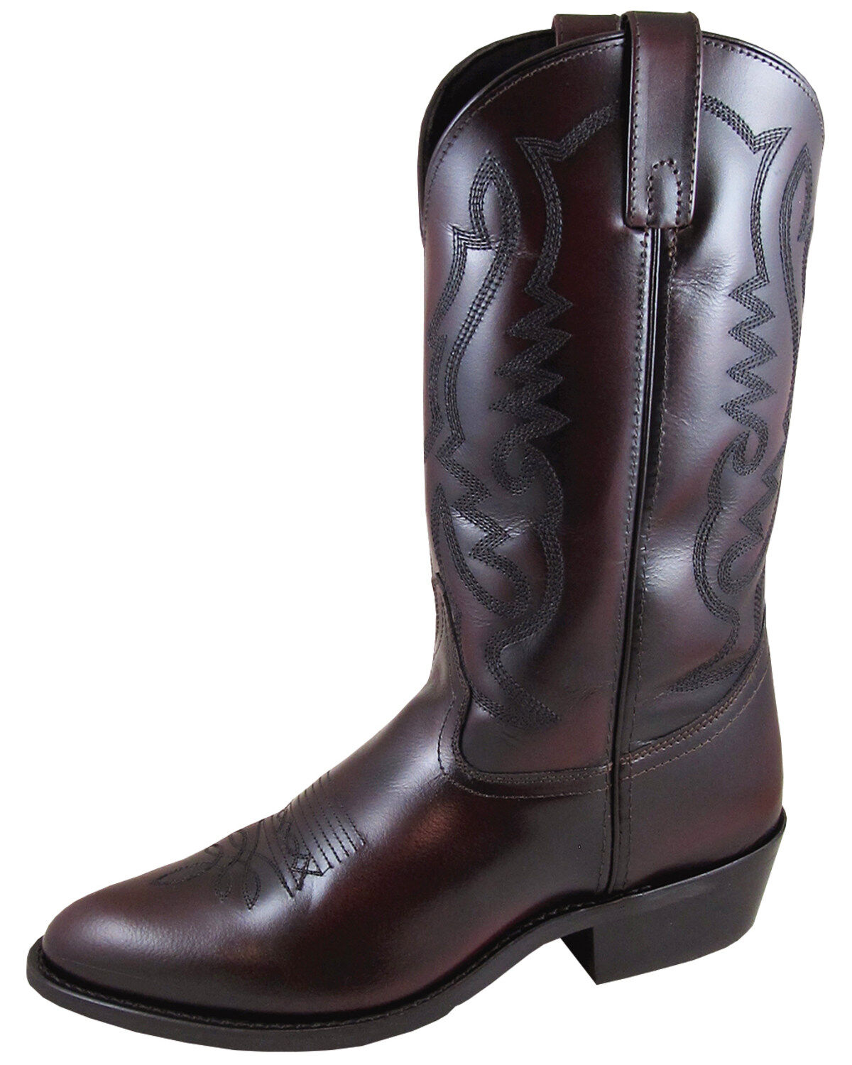 Smoky Mountain Men's Denver Cherry Western Boots - Round Toe