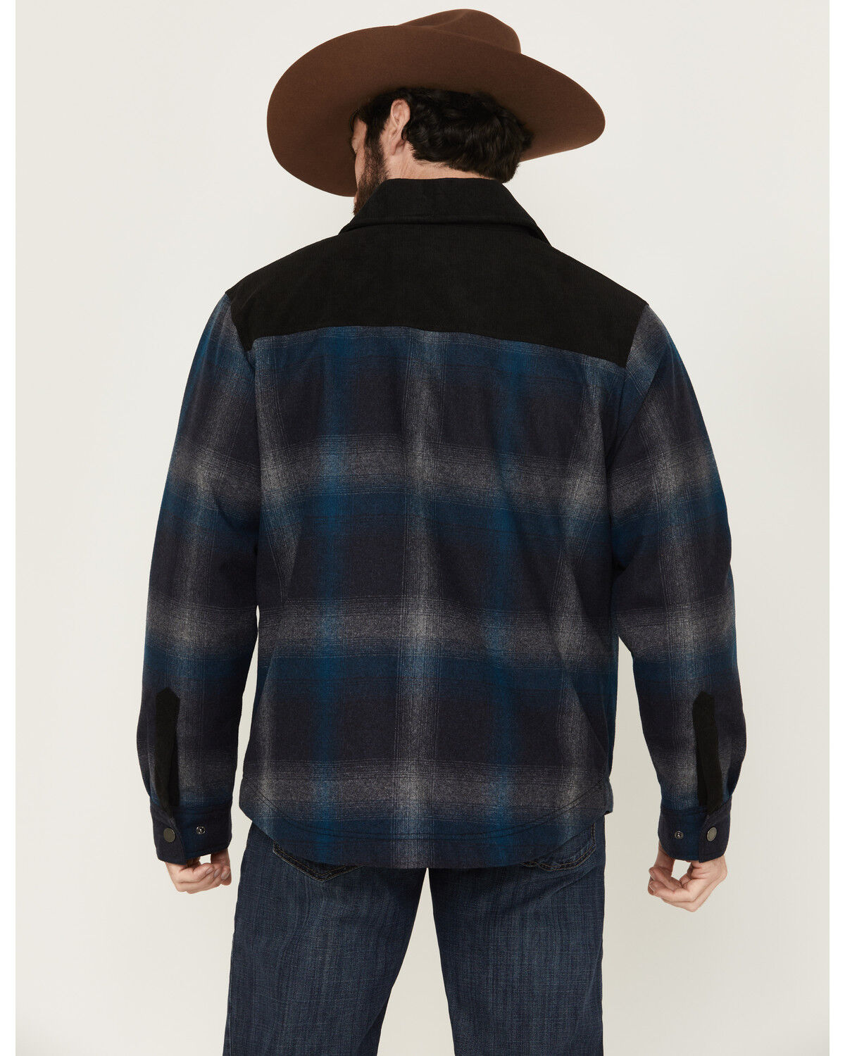 Pendleton Men's Timberline Plaid Print Quilted Snap Shirt Jacket