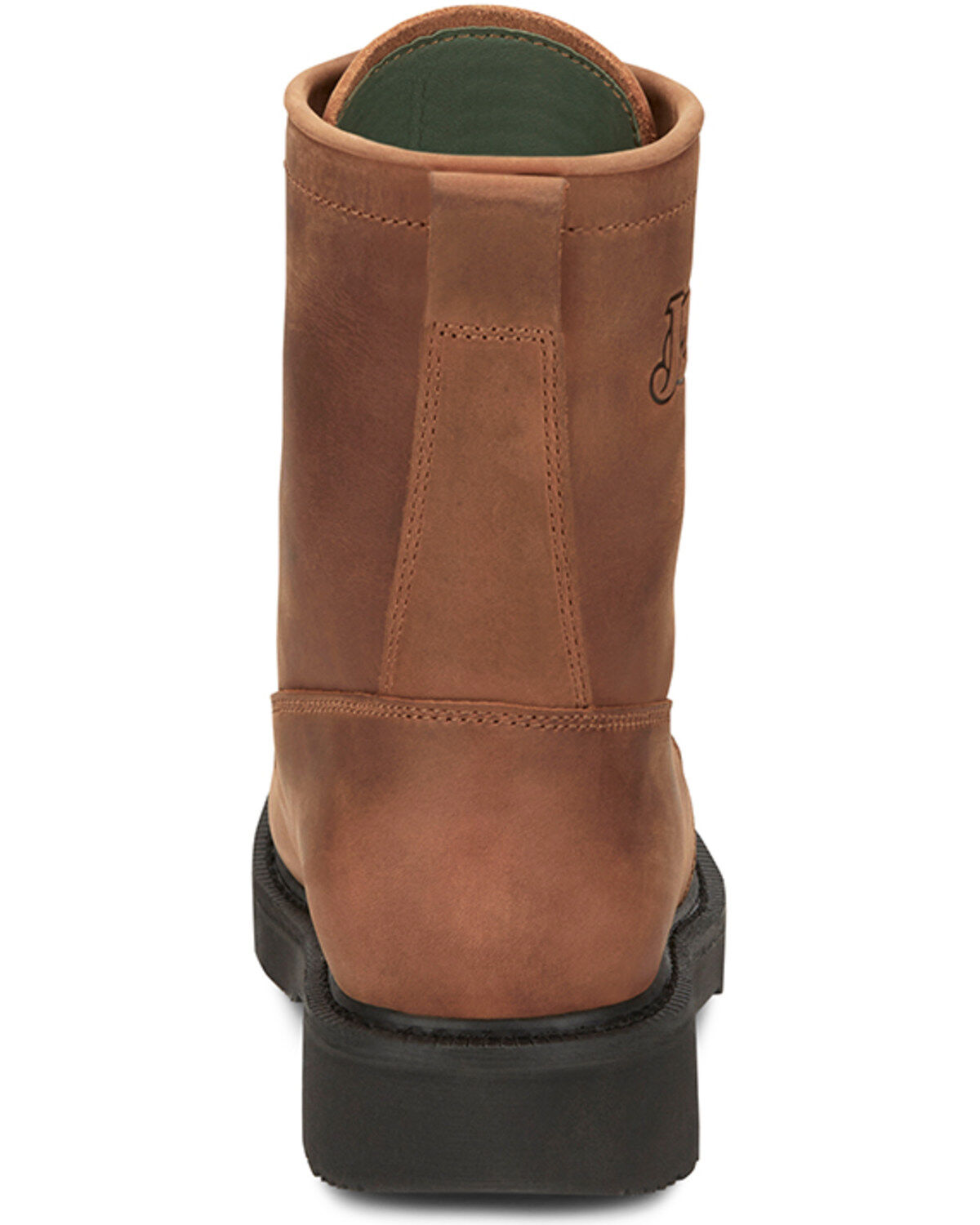 Justin Men's 8" Conductor Lace-Up Work Boots - Steel Toe