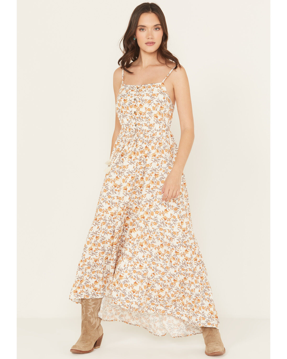 Idyllwind Women's Sugarland Printed High-Low Maxi Dress