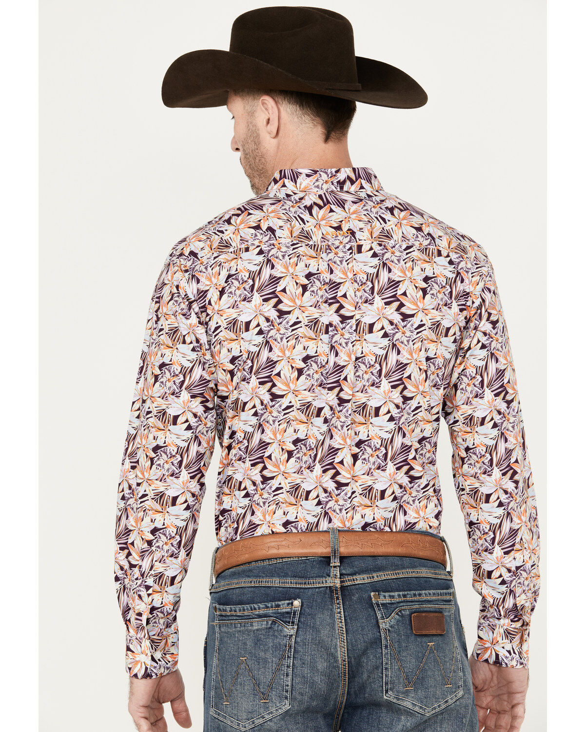 Ariat Men's Monte Print Button-Down Long Sleeve Western Shirt