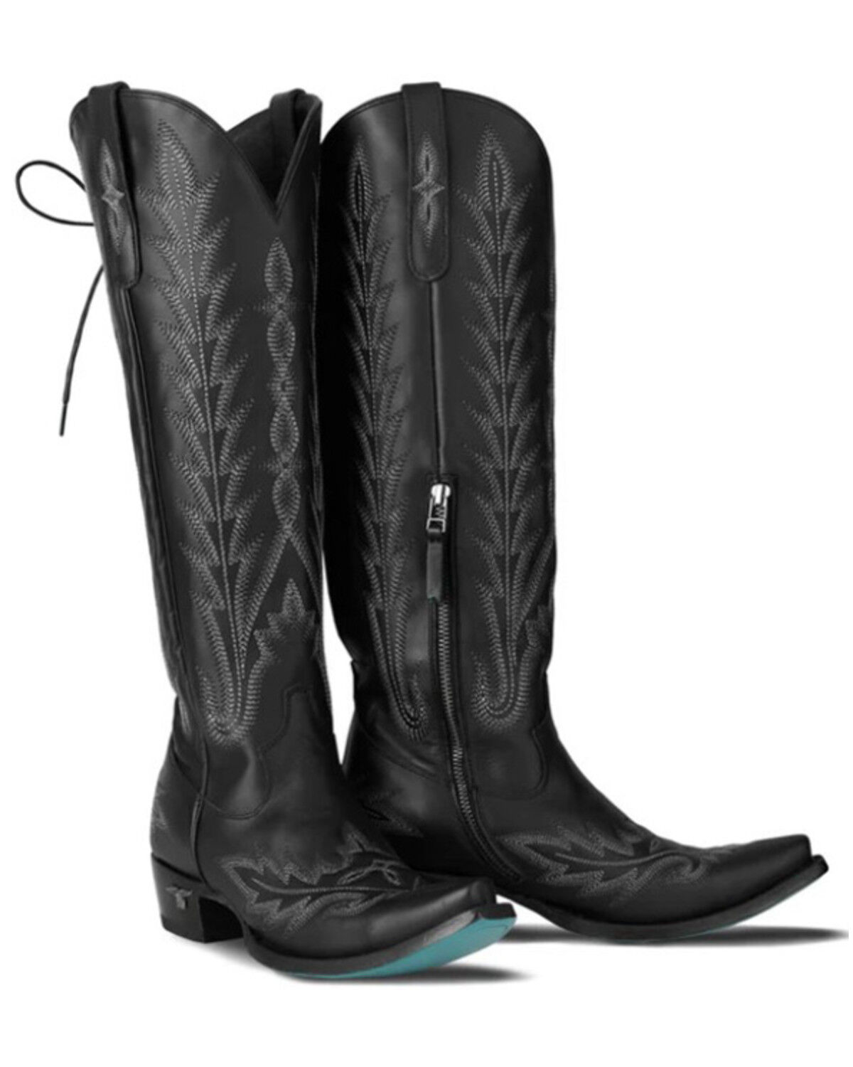 Lane Women's Lexington Knee High Corset Western Boots - Snip Toe