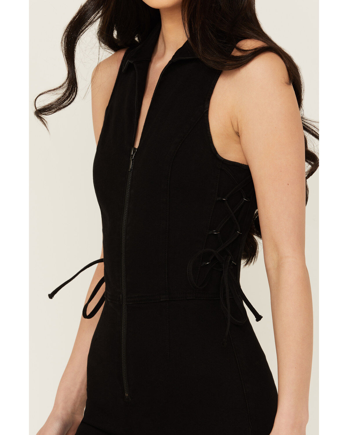 Idyllwind Women's Lawson Stretch Lace Detail Flare Jumpsuit