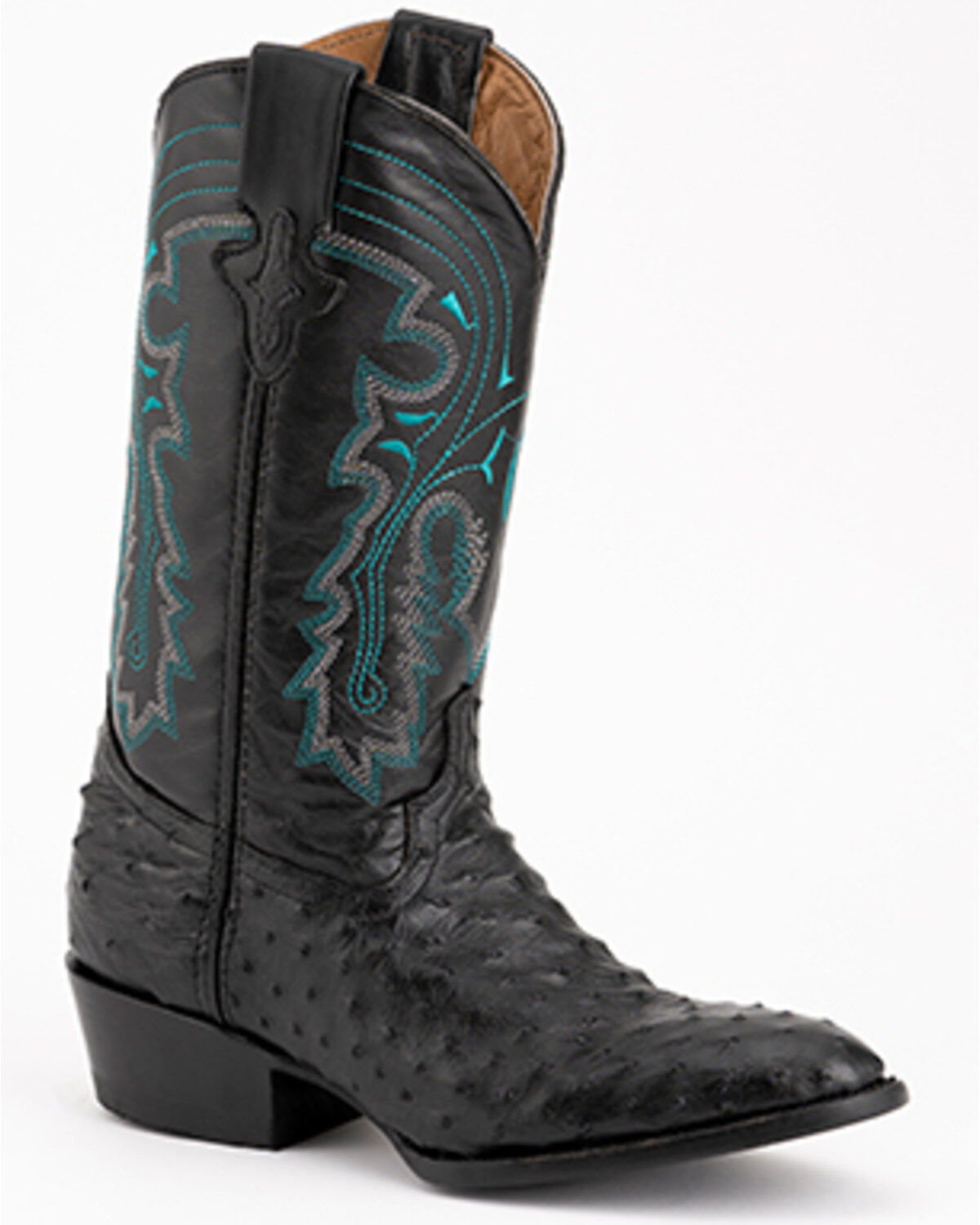 Ferrini Men's Colt Exotic Full-Quill Ostrich Western Boots - Round Toe