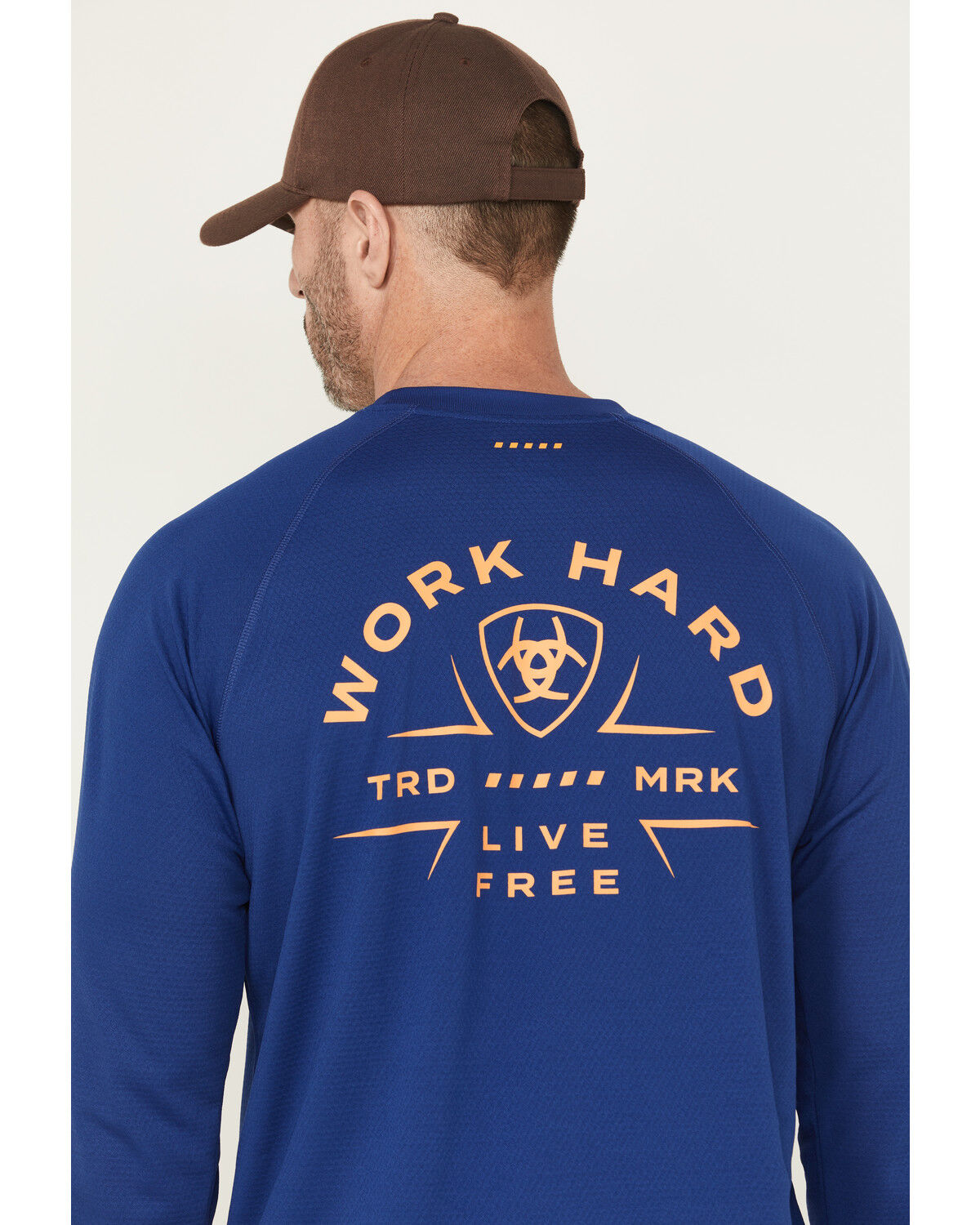 Ariat Men's Rebar Heat Fighter Work Hard Long Sleeve Pocket Work Shirt