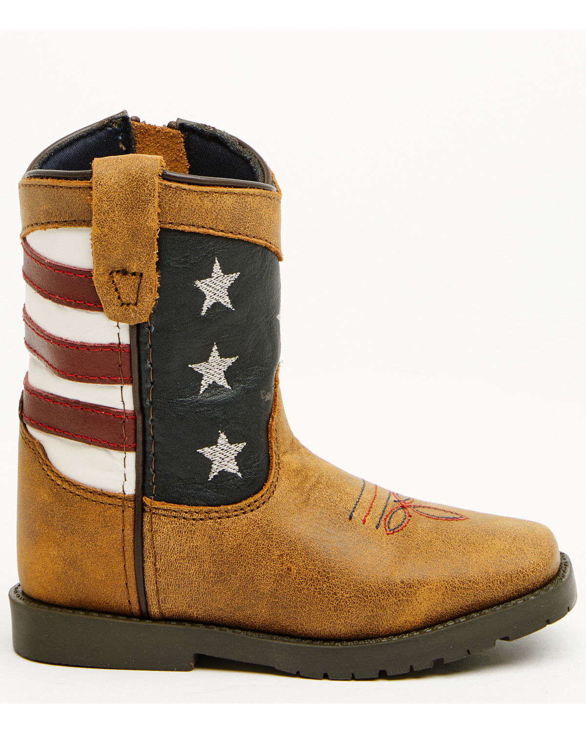 Smoky Mountain Toddler Stars and Stripes Western Boots - Square Toe