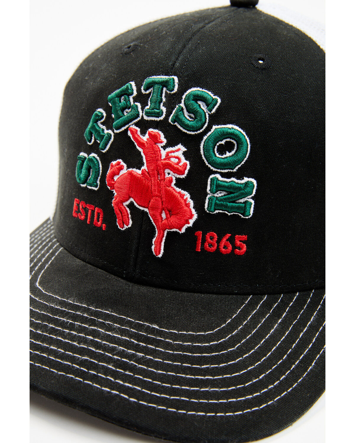 Stetson Men's Bronc Rider Mexico Flag Trucker Cap