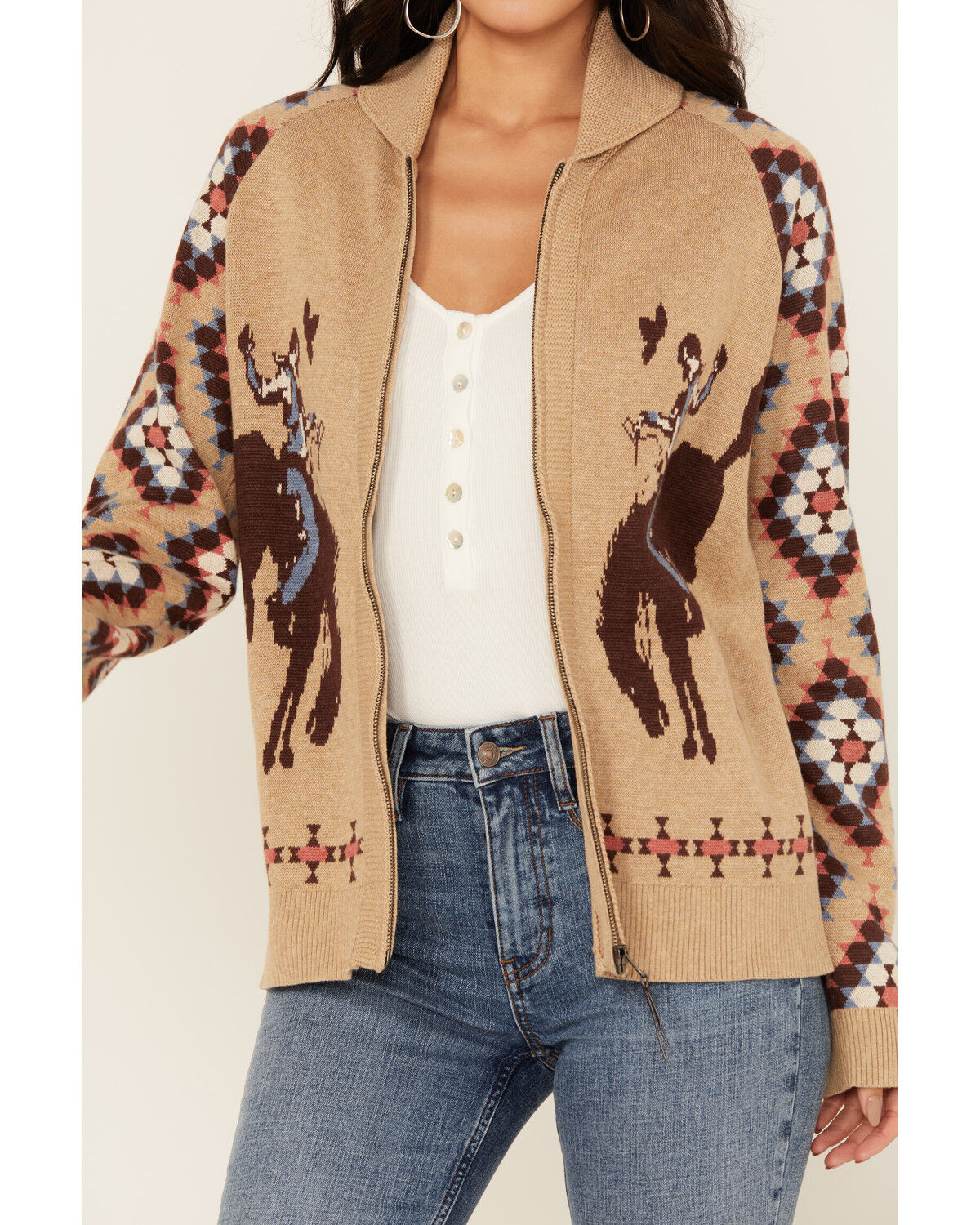 Tasha Polizzi Women's Rodeo Zip Cardigan