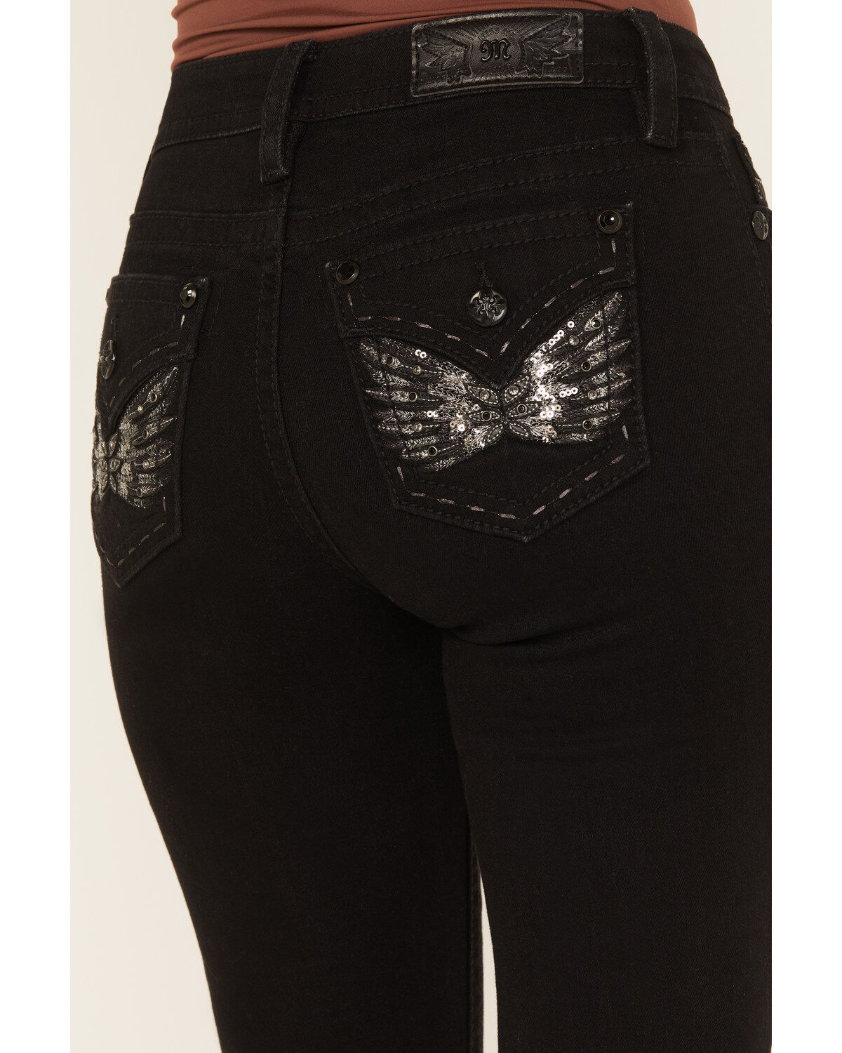Miss Me Women's Mid Rise Stretch Bootcut Jeans