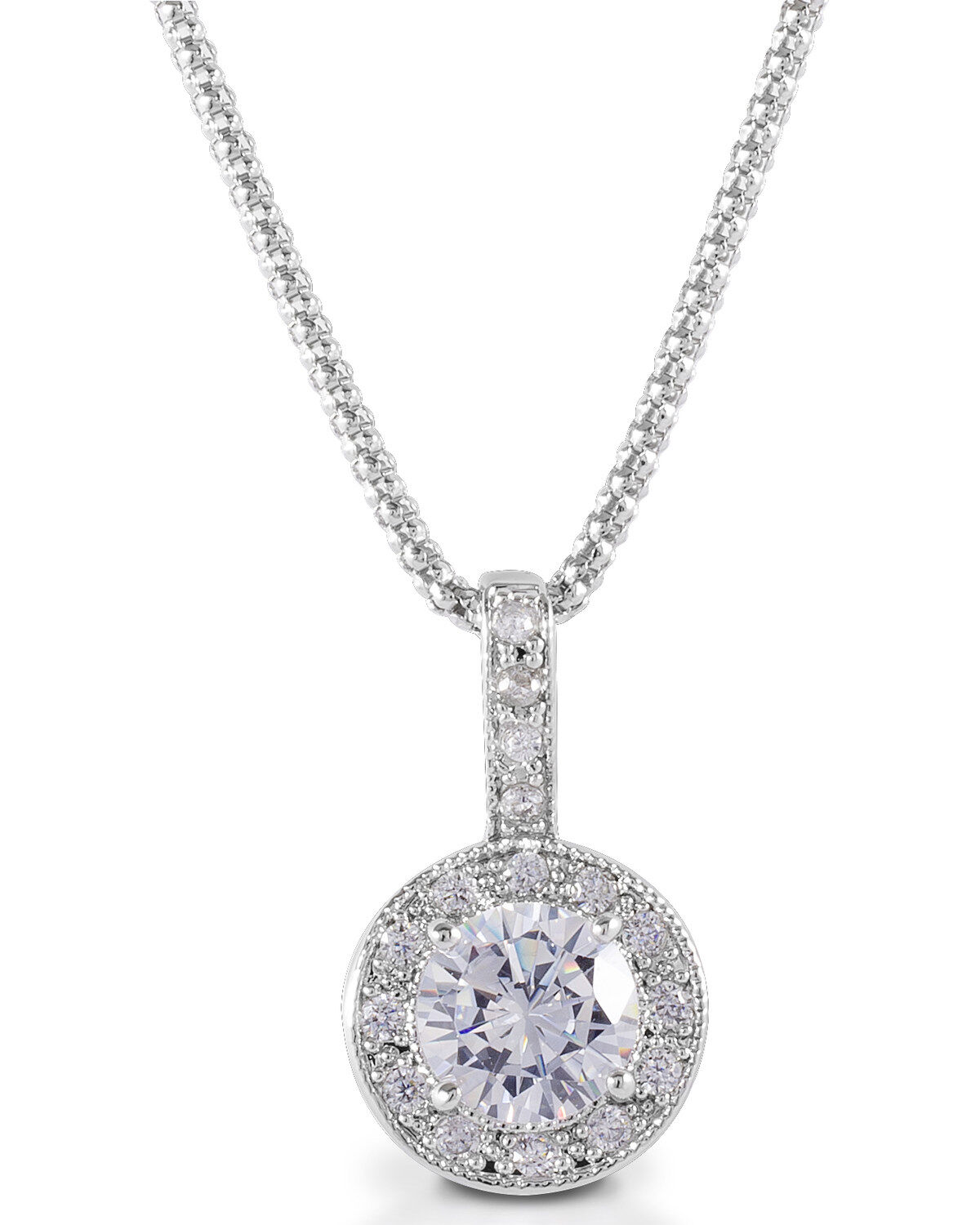 Kelly Herd Women's Bezel Set Drop Necklace