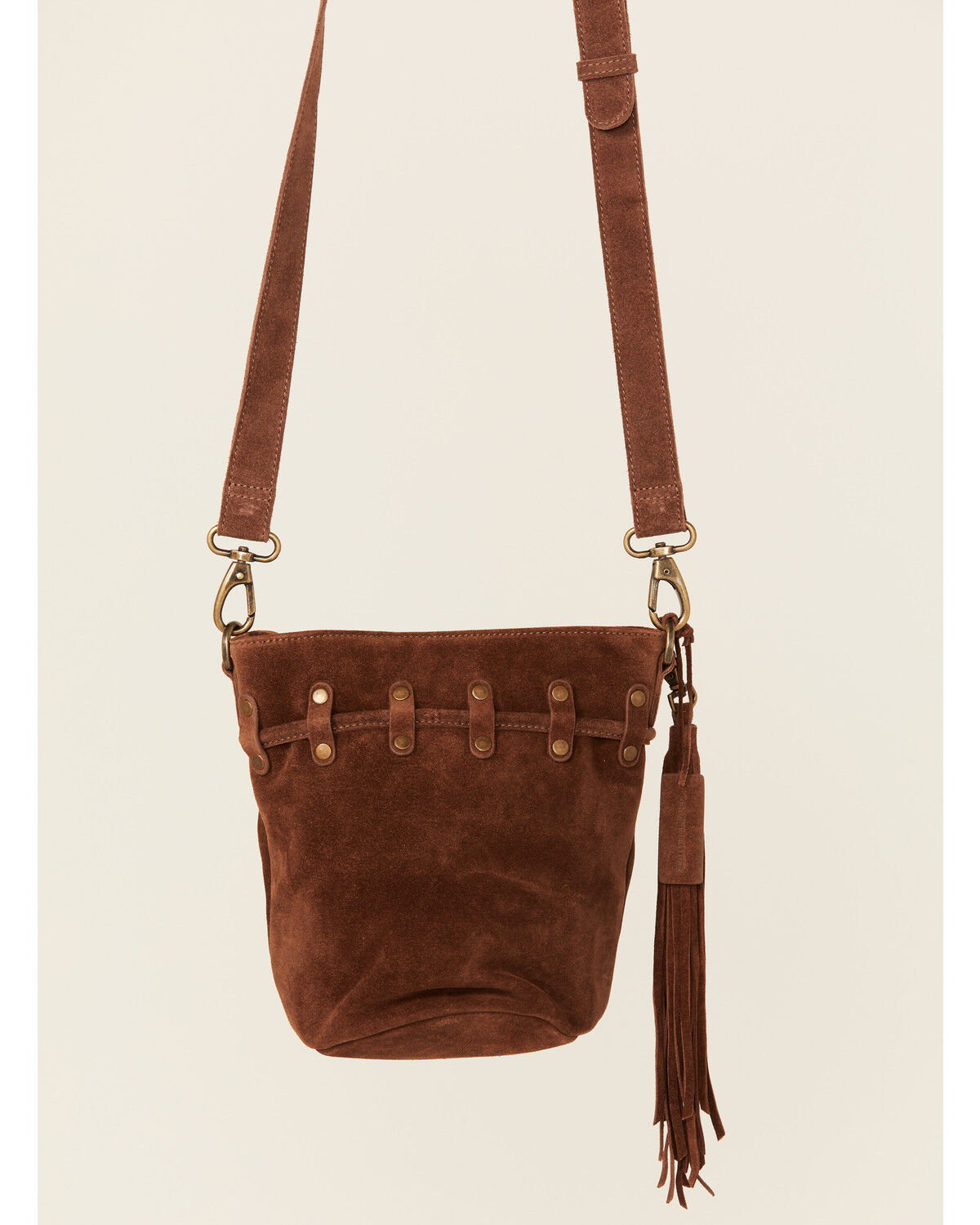 Shyanne Women's Aria Suede Bucket Crossbody Bag