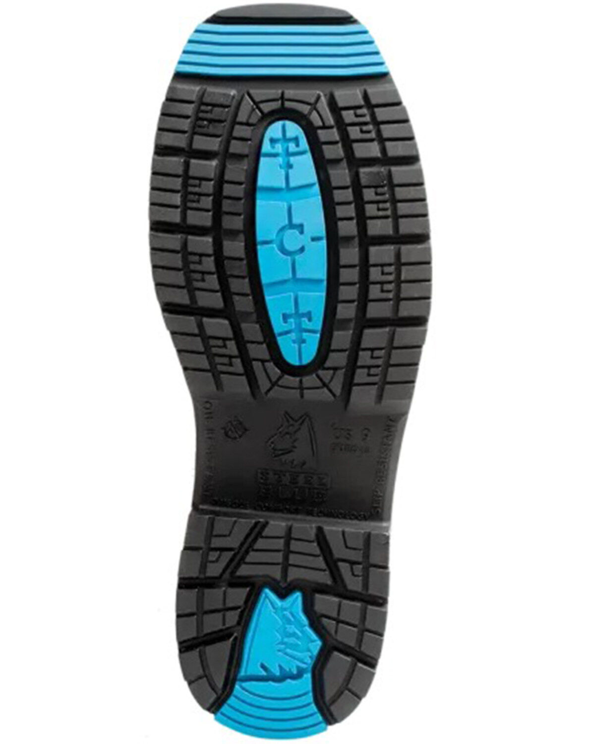 Steel Blue Men's Blue Heeler Waterproof Western Work Boots - Steel Toe