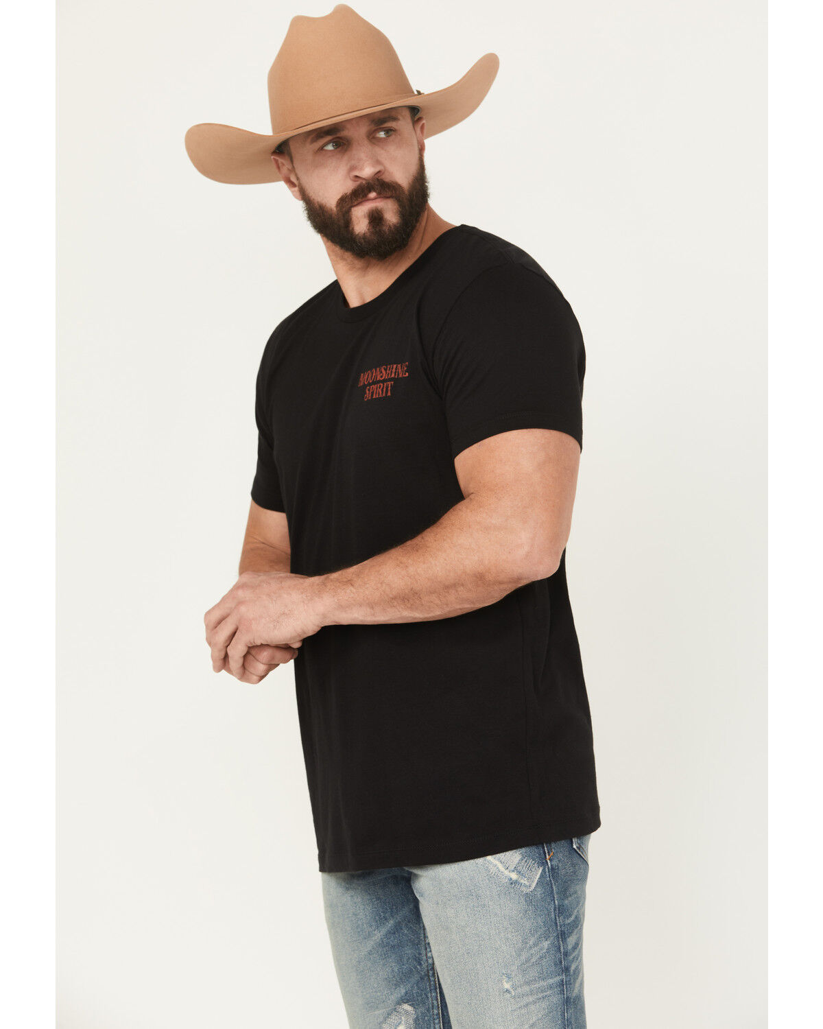 Moonshine Spirit Men's Bandera Short Sleeve Graphic T-Shirt