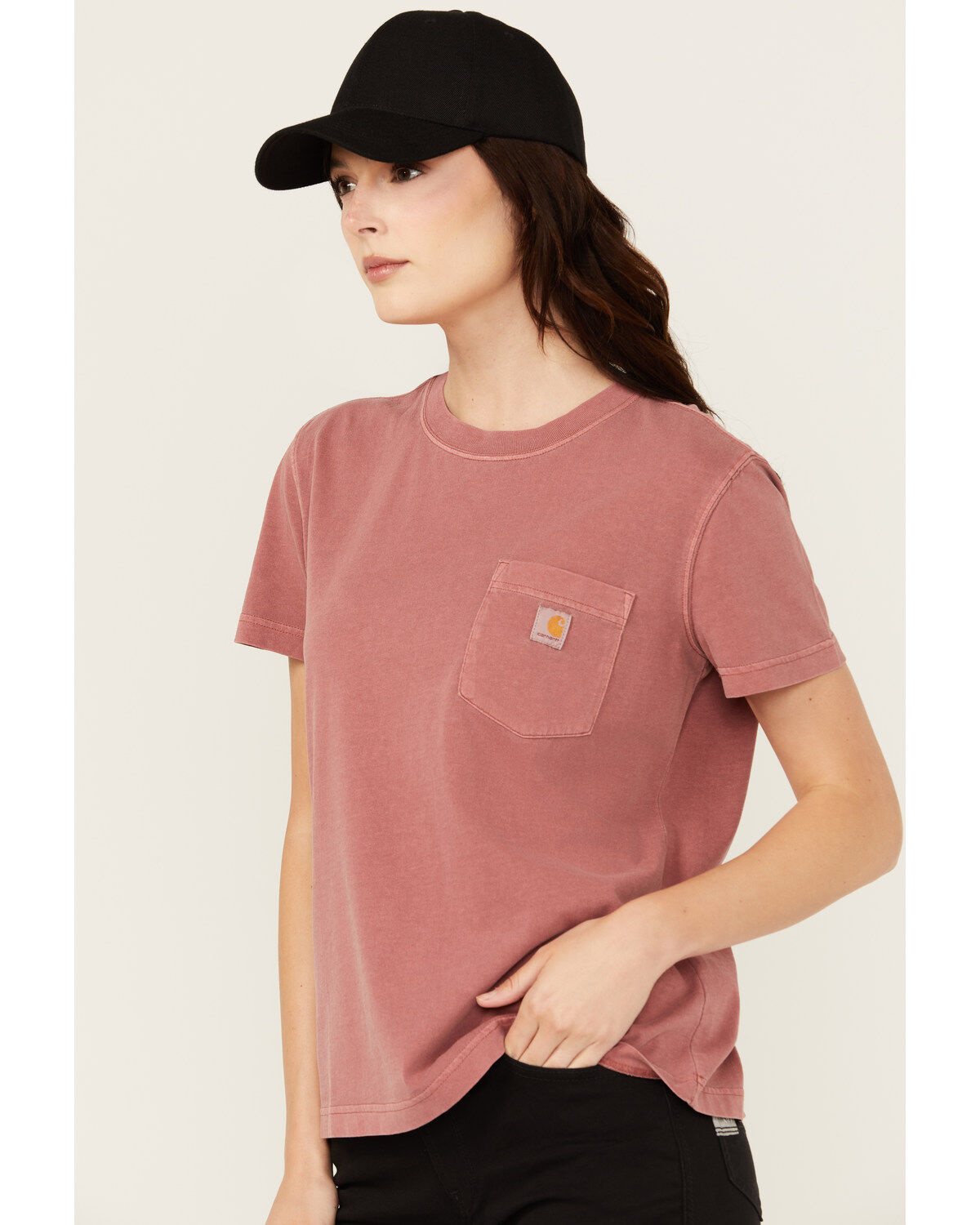 Carhartt Women's Re-Engineered Relaxed Fit Midweight Short Sleeve Pocket Work Tee