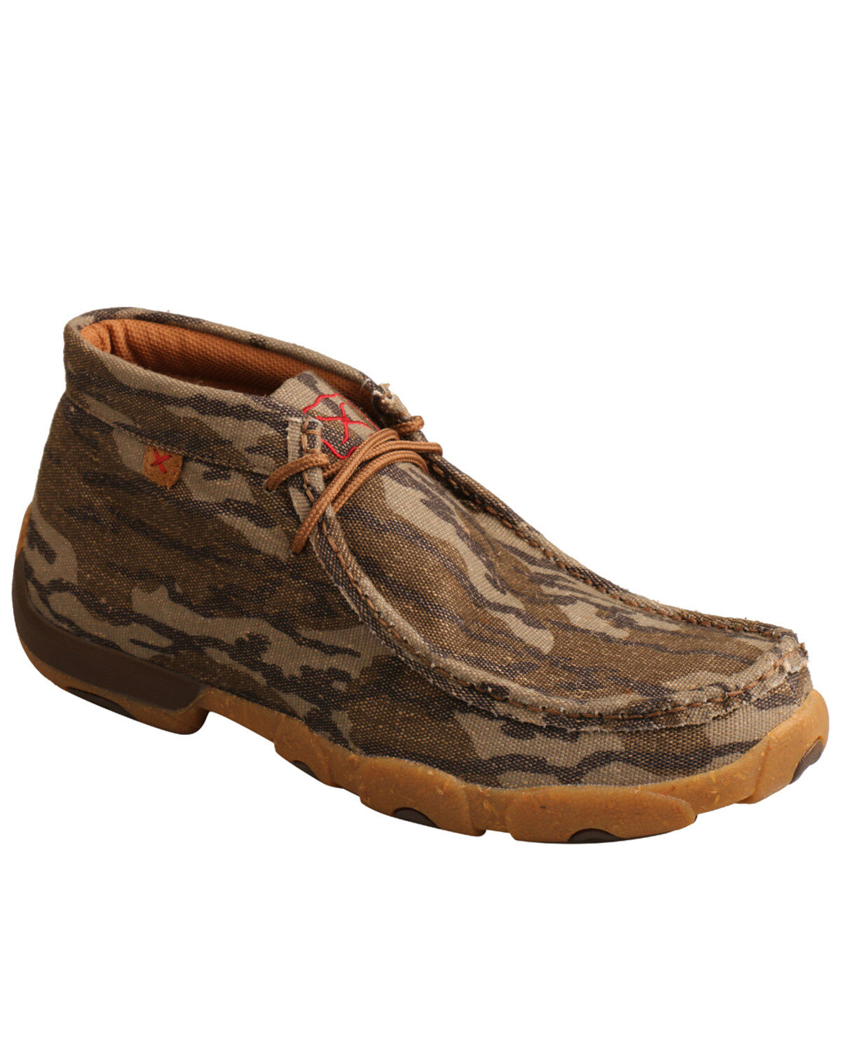 Twisted X Men's Mossy Oak Original Bottomland Driving Shoes - Moc Toe