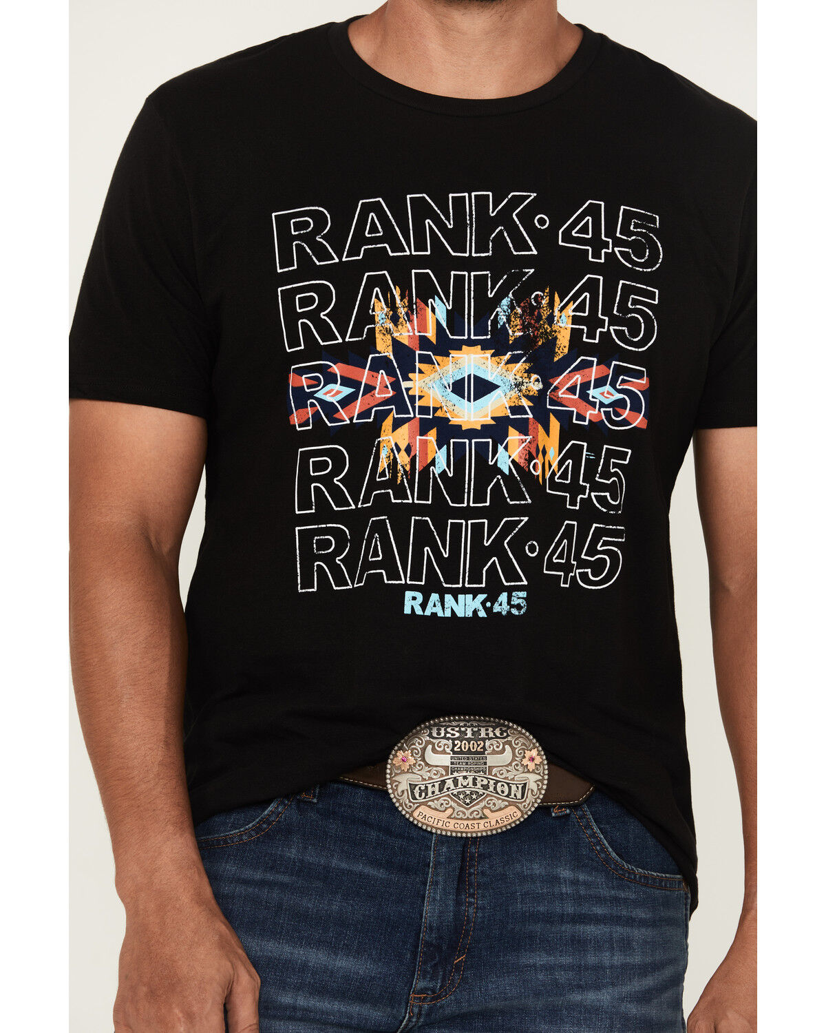 RANK 45® Men's Strom Southwestern Print Short Sleeve Graphic T-Shirt