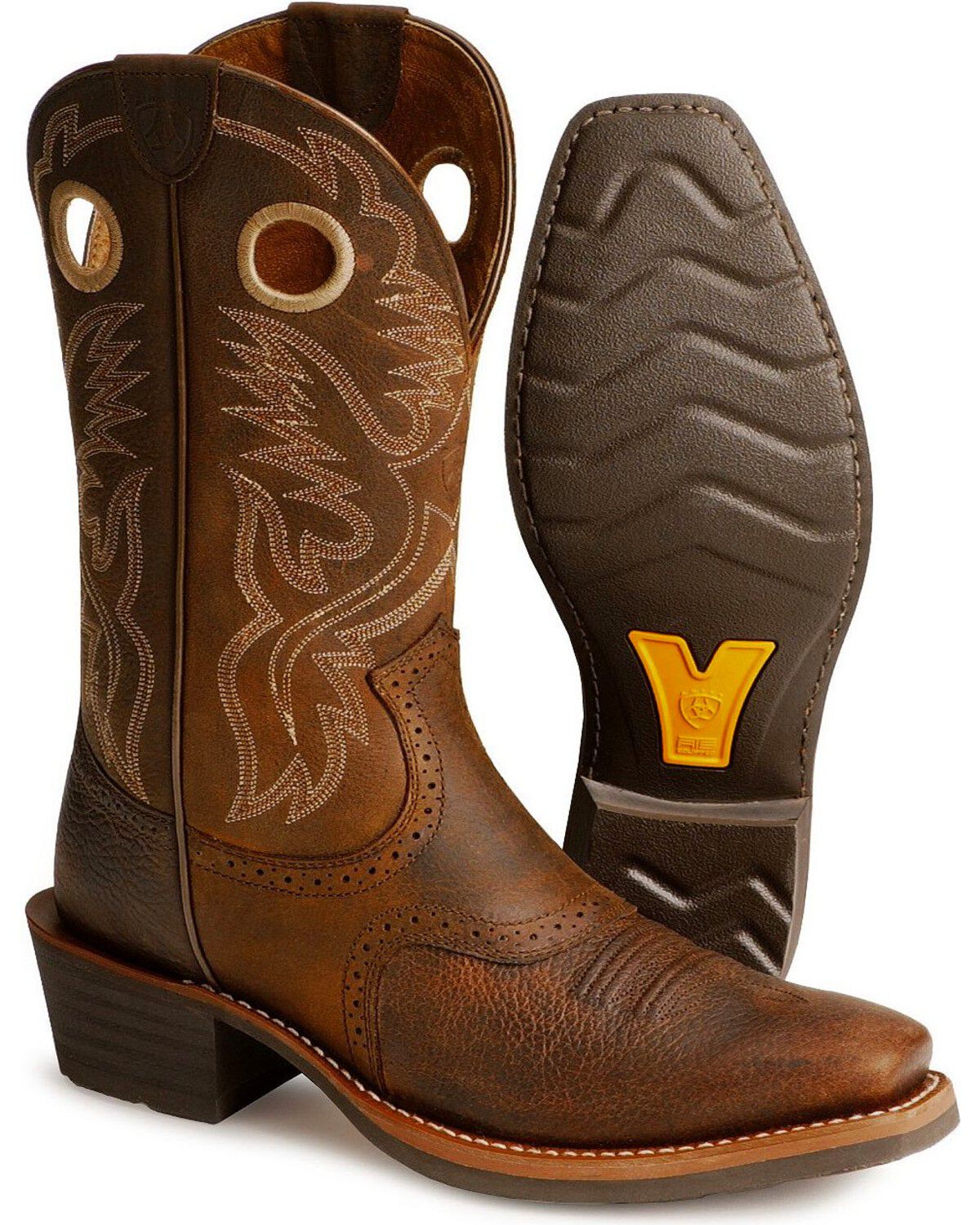 Ariat Men's Heritage Roughstock Performance Western Boots - Square Toe