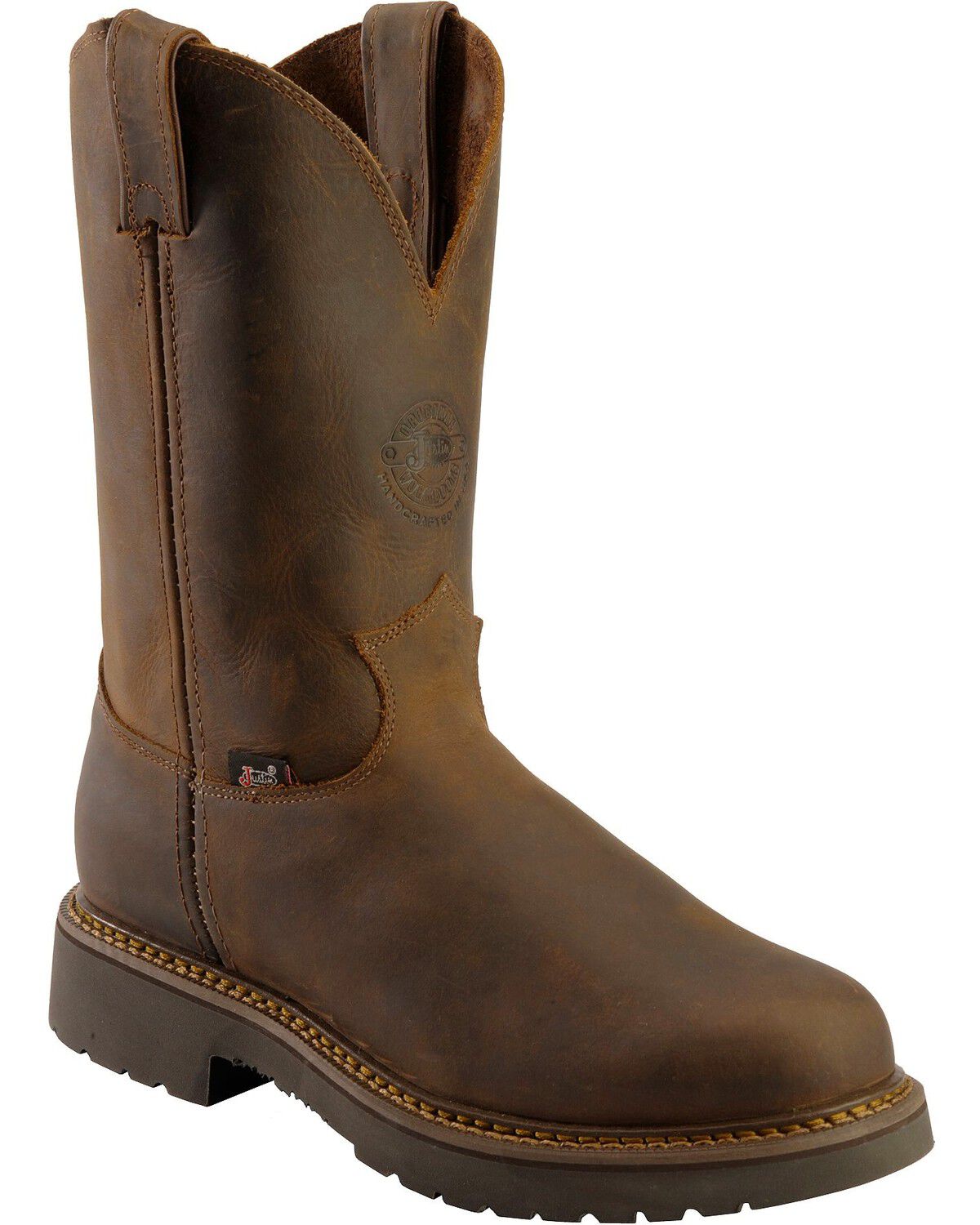 Justin Men's J-Max Balusters Electrical Hazard Pull-On Work Boots - Soft Toe