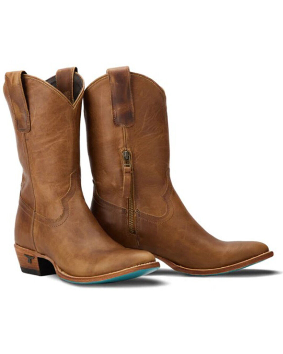 Lane Women's Plain Jane Midi Western Boots - Round Toe