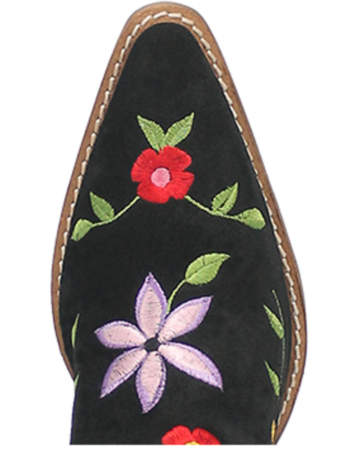 Dingo Women's Flower Power Suede Tall Western Boots - Snip Toe