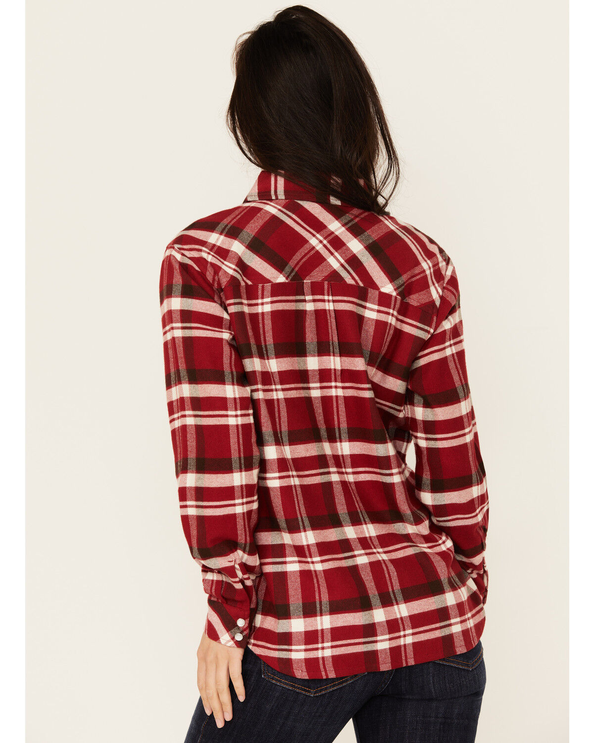 Idyllwind Women's Plaid Print Long Sleeve Snap Western Shirt