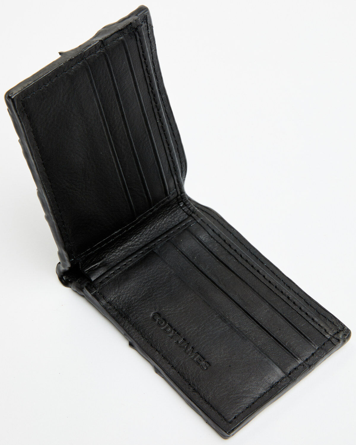 Cody James Men's Exotic Pirarucu Bi-Fold Wallet